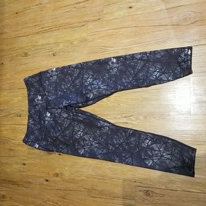 Spyder active black/grey leggings NWOTS sz L